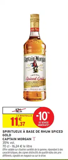 Intermarché Hyper Captain Morgan Spiced Gold offre