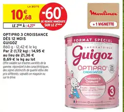 Intermarché Hyper Guigoz OPTIPRO 3 CROISSANCE offre