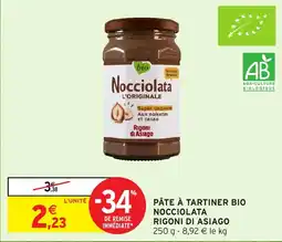 Intermarché Hyper Rigoni di Asiago Nocciolata offre