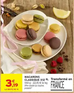 Intermarché Hyper MACARONS CLASSIQUE offre