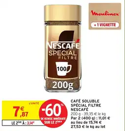 Intermarché Hyper Nescafé Special Filtre offre