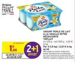 Intermarché Hyper Yoplait Perle de Lait offre