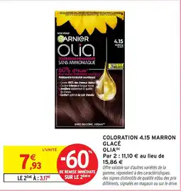 Intermarché Hyper GARNIER OLIA COLORATION PERMANENTE offre