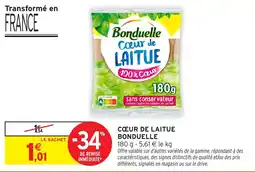 Intermarché Hyper Bonduelle Cœur de laitue offre
