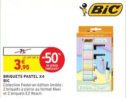 Intermarché Hyper BIC BRIQUETS PASTEL offre