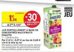 Intermarché Hyper PAQUITO Jus multifruits offre