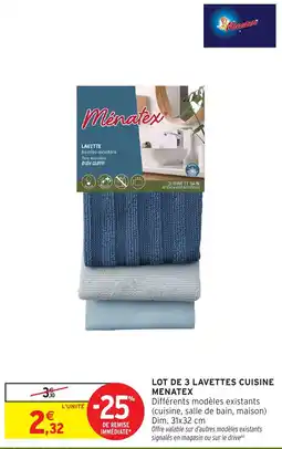 Intermarché Hyper Menatex Lavette offre