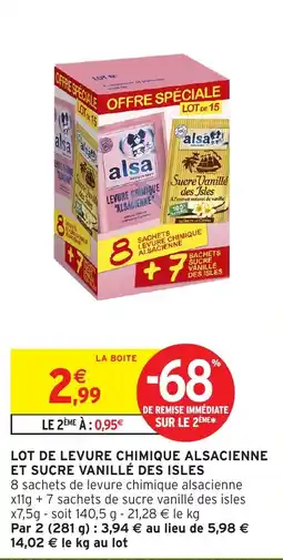 Intermarché Hyper alsa Levure chimique Alsacienne offre