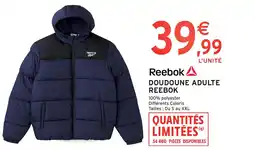 Intermarché Hyper Reebok doudouine adulte offre