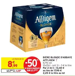 Intermarché Hyper Affligem Blonde offre
