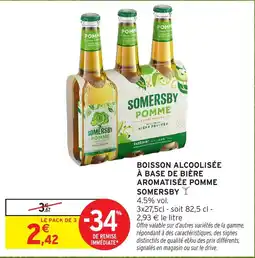 Intermarché Hyper SOMERSBY POMME offre