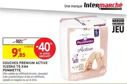 Intermarché Hyper Pommette Couches Premium Active offre