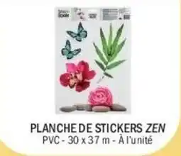 La Foir'Fouille Icon Planchette de stickers zen offre