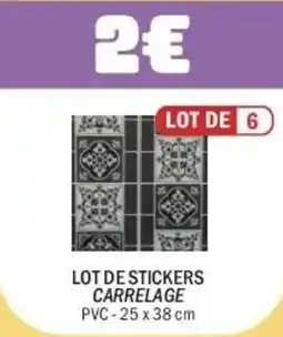 La Foir'Fouille Lot de stickers carrelage offre