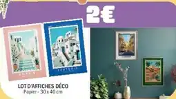 La Foir'Fouille Lot d'affiches déco offre