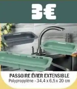 La Foir'Fouille Passoire evier extensible offre