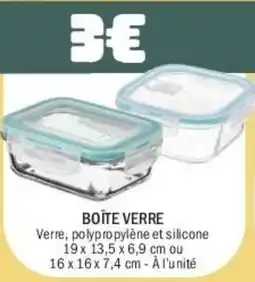 La Foir'Fouille Boîte verre offre