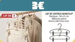 La Foir'Fouille Hang'clip cintres offre