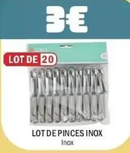 La Foir'Fouille LOT DE PINCES INOX offre