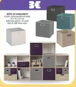 La Foir'Fouille Boîte de rangement offre