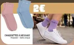 La Foir'Fouille Bichette chaussettes Ă message offre
