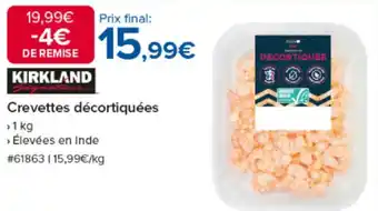 KIRKLAND Crevettes décortiquées