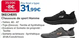 Costco SKECHERS Chaussure de sport Homme offre