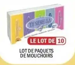 La Foir'Fouille TENERELLA Mouchoirs offre