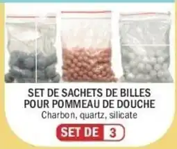 La Foir'Fouille SET DE SACHETS DE BILLES POUR POMMEAU DE DOUCHE offre