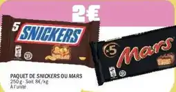 La Foir'Fouille Snickers Mars offre