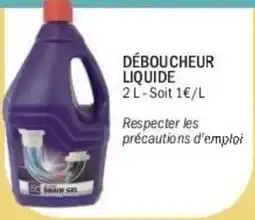 La Foir'Fouille DRAIN GEL Déboucheur liquide offre