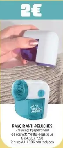 La Foir'Fouille Rasoir anti-peluches offre