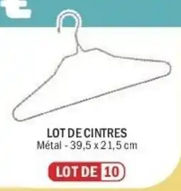 La Foir'Fouille Lot de cintres offre