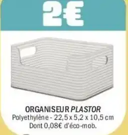 La Foir'Fouille PLASTOR Organiseur offre
