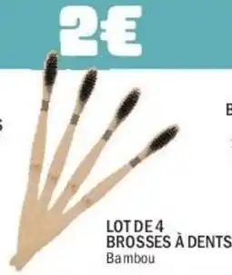 La Foir'Fouille Brosses à dents Bambou offre