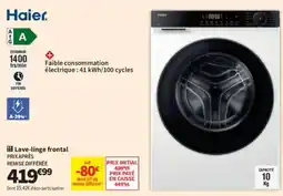 Conforama Haier Lave-linge frontal offre