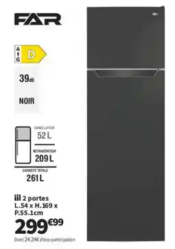 Conforama FAR Réfrigérateur offre