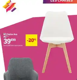 Conforama Chaise Ava offre