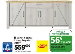 Conforama Sequoia Buffet 4 portes offre
