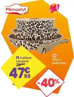 Conforama Menastyl Léopard offre
