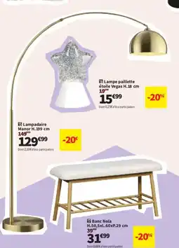 Conforama Manor Lampadaire offre