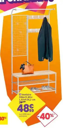 Conforama Odeia Vestiaire offre