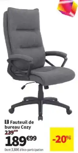 Conforama Cozy Fauteuil de bureau offre