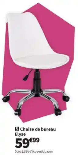 Conforama Elyse Chaise de bureau offre