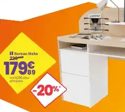 Conforama CHOPPERFIELD Bureau Meko offre