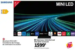 Conforama SAMSUNG Téléviseur UHD Mini Led Néo Qled connecté offre