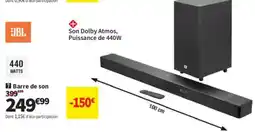 Conforama Jbl barre de son offre