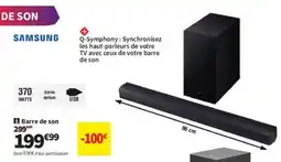 Conforama Samsung Barre deson offre
