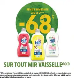 Intermarché Mir vaisselle offre