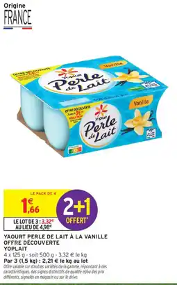 Intermarché Yoplait Perle de Lait offre